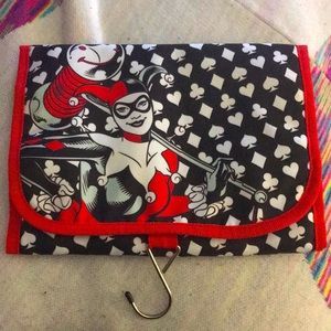 ❤️🖤🆕Harley Quinn Hanging Travel makeup holder!♦️♦️♦️